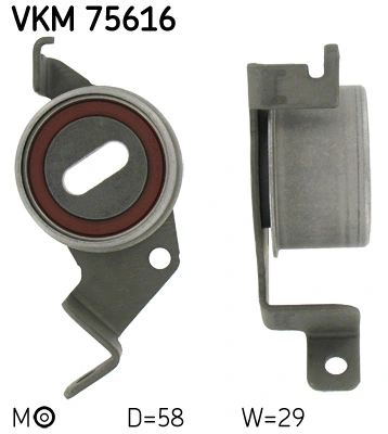 Pingutusrull, Hammasrihm SKF VKM 75616