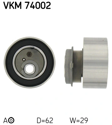 Pingutusrull, Hammasrihm SKF VKM 74002