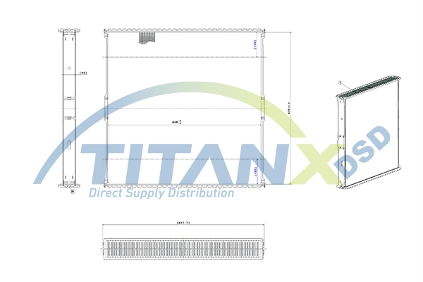 Jahutusvõrk, Mootorijahutus TitanX WX119005