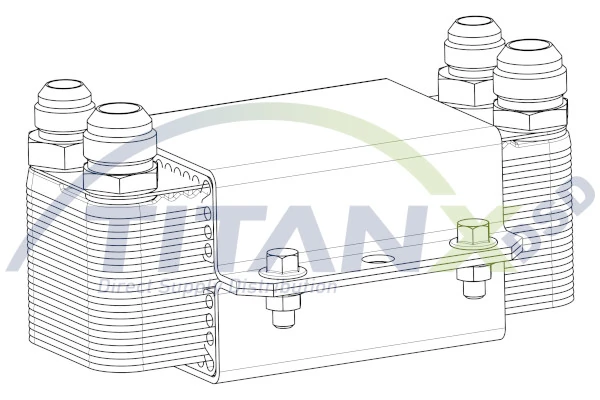Õliradiaator, mootoriõli TitanX OX509007