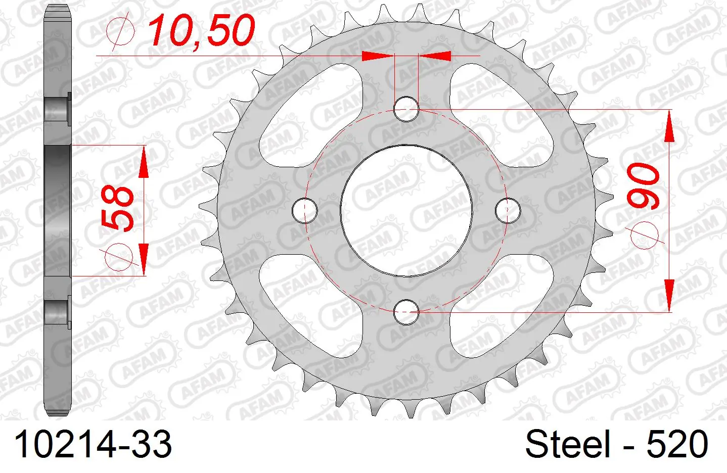 Ketiratas AFAM 10214-33