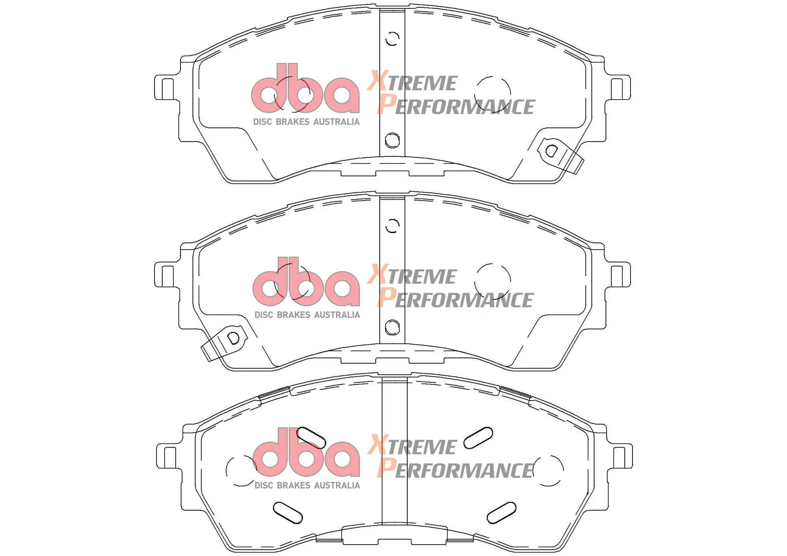 Raceing-piduriklotsi komplekt DBA Australia DB2379XP