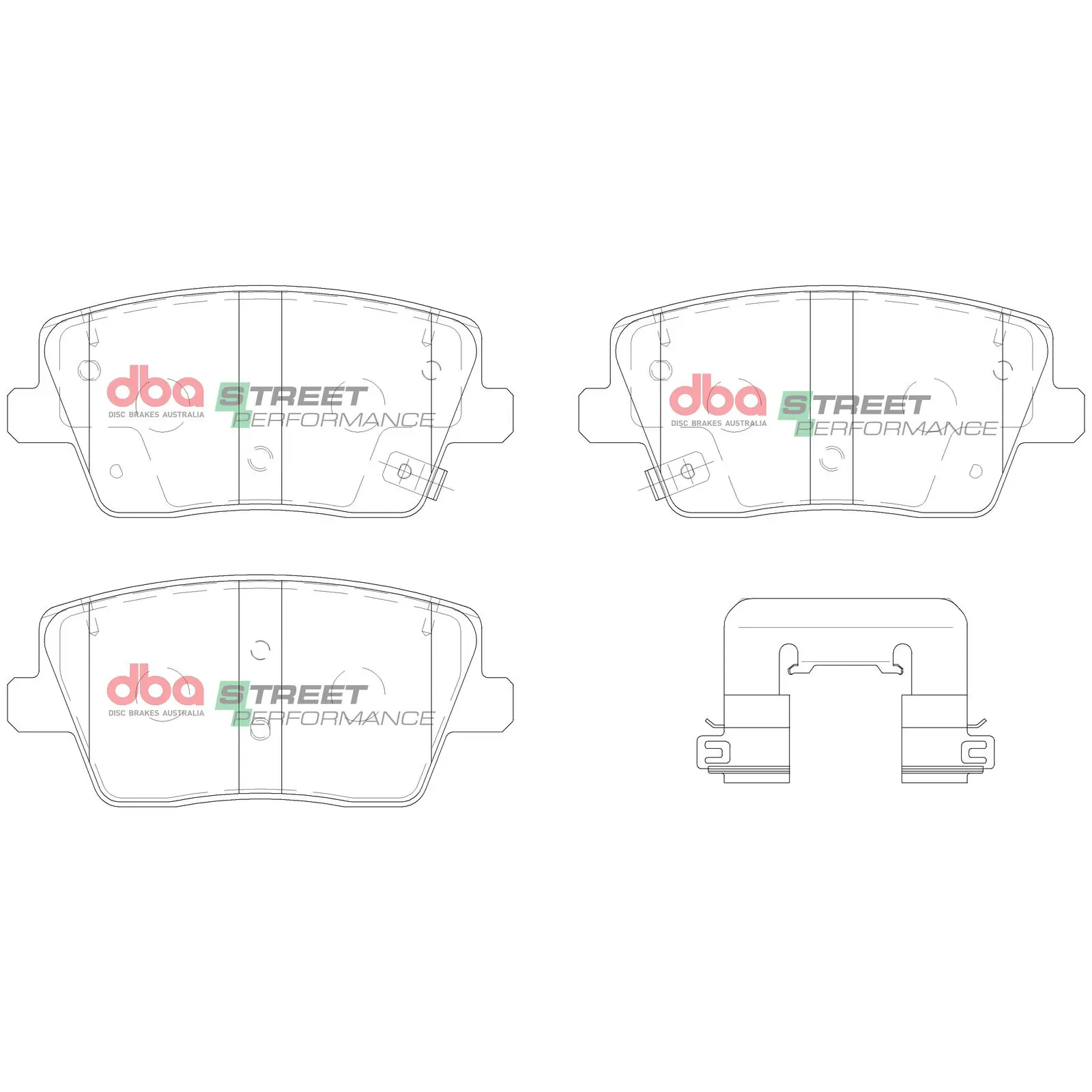 Raceing-piduriklotsi komplekt DBA Australia DB15013SP