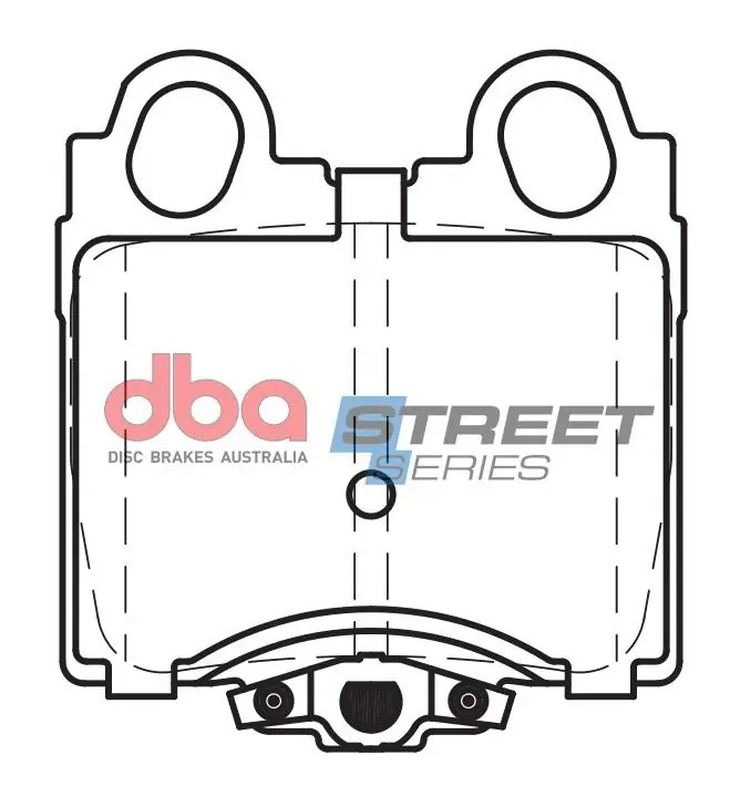Piduriklotsi komplekt, ketaspidur DBA Australia DB1416SS