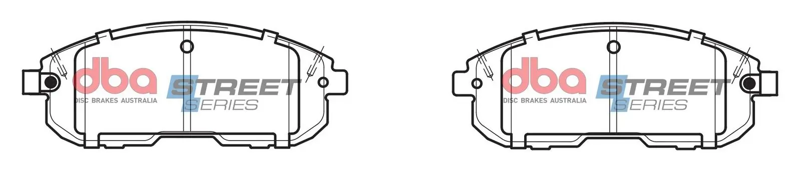 Piduriklotsi komplekt, ketaspidur DBA Australia DB1485SS