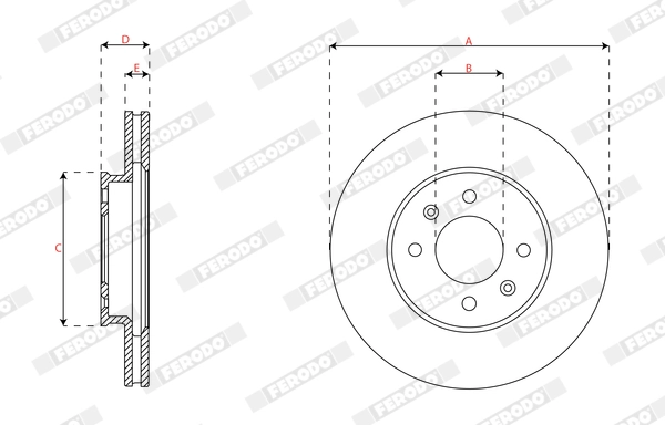 Piduriketas FERODO DDF2982C