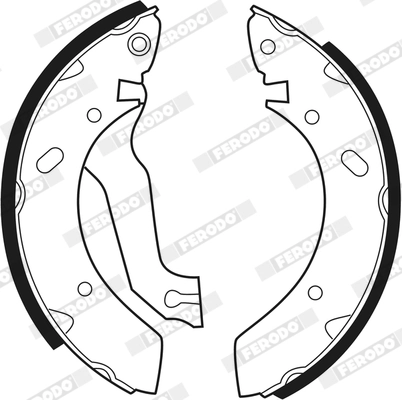 Piduriklotside komplekt FERODO FSB319