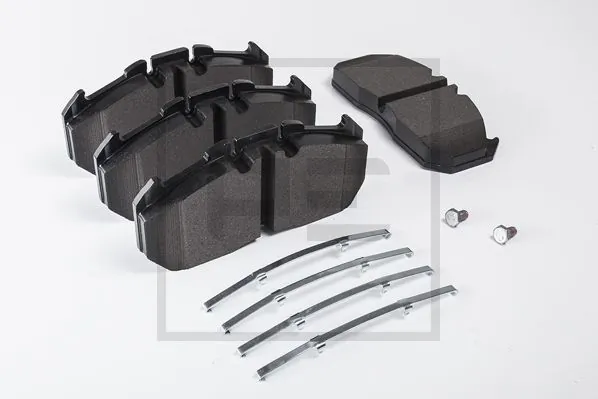 Piduriklotsi komplekt, ketaspidur PE Automotive 086.317-00A