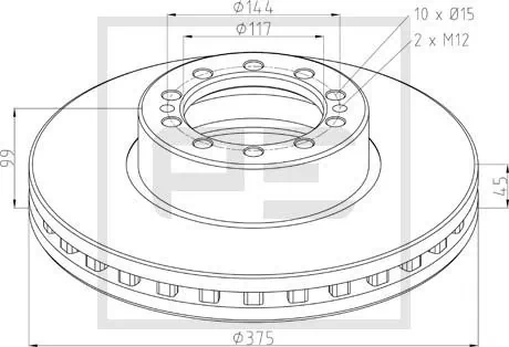 Piduriketas PE Automotive 106.204-00A