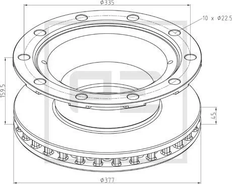 Piduriketas PE Automotive 046.379-00A