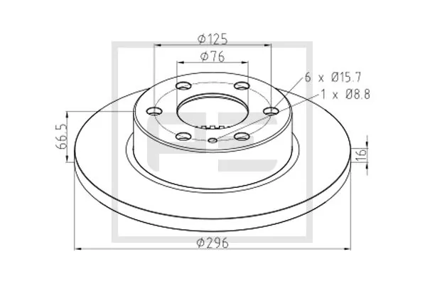 Piduriketas PE Automotive 026.683-00A