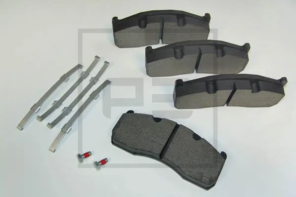 Piduriklotsi komplekt, ketaspidur PE Automotive 086.334-00A