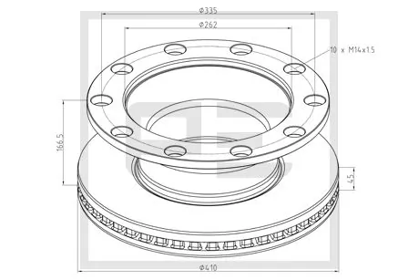 Piduriketas PE Automotive 256.057-00A