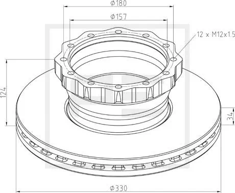 Piduriketas PE Automotive 036.131-00A