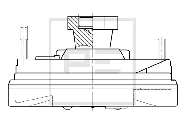 Sidur, radiaatoriventilaator PE Automotive 100.235-00A