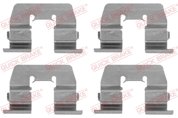 Lisakomplekt, ketaspiduriklotsid QUICK BRAKE 109-1764