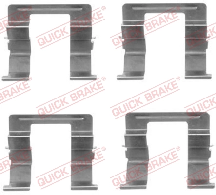 Lisakomplekt, ketaspiduriklotsid QUICK BRAKE 109-1605