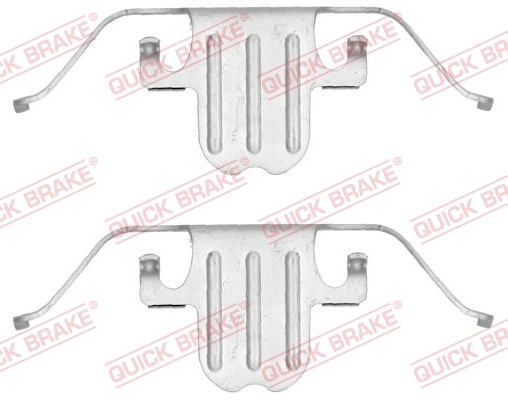 Lisakomplekt, ketaspiduriklotsid QUICK BRAKE 109-1751