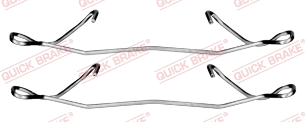 Lisakomplekt, ketaspiduriklotsid QUICK BRAKE 109-1180