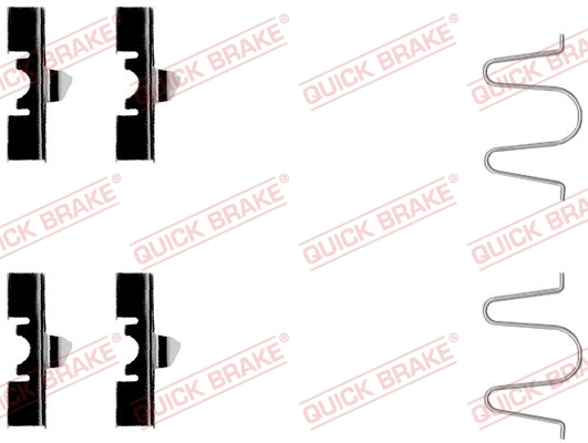 Lisakomplekt, ketaspiduriklotsid QUICK BRAKE 109-1170