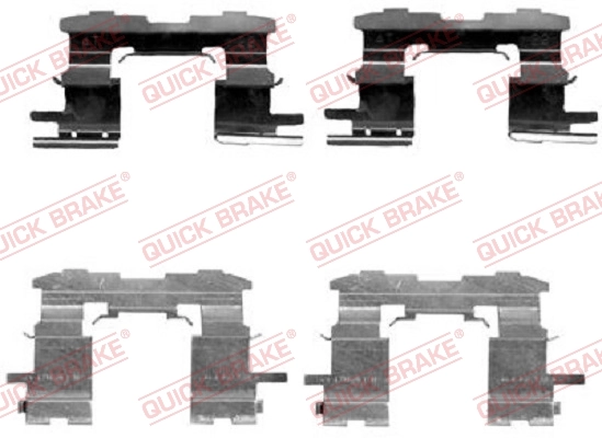 Lisakomplekt, ketaspiduriklotsid QUICK BRAKE 109-1631