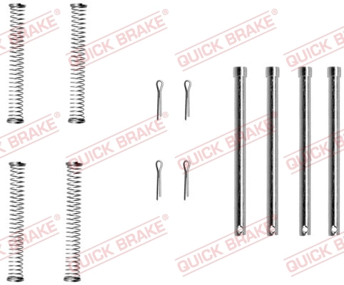 Lisakomplekt, ketaspiduriklotsid QUICK BRAKE 109-1128