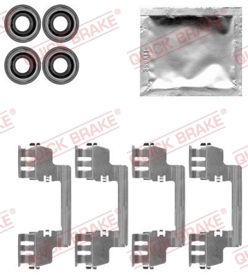 Lisakomplekt, ketaspiduriklotsid QUICK BRAKE 109-1784