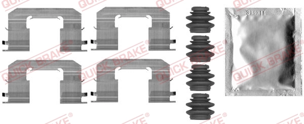 Lisakomplekt, ketaspiduriklotsid QUICK BRAKE 109-0006