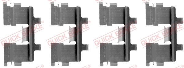 Lisakomplekt, ketaspiduriklotsid QUICK BRAKE 109-1015