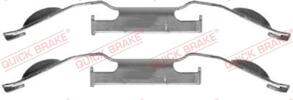 Lisakomplekt, ketaspiduriklotsid QUICK BRAKE 109-1221
