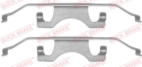 Lisakomplekt, ketaspiduriklotsid QUICK BRAKE 109-1241