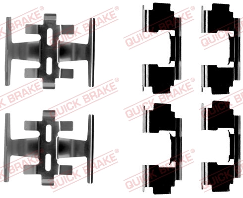 Lisakomplekt, ketaspiduriklotsid QUICK BRAKE 109-1088
