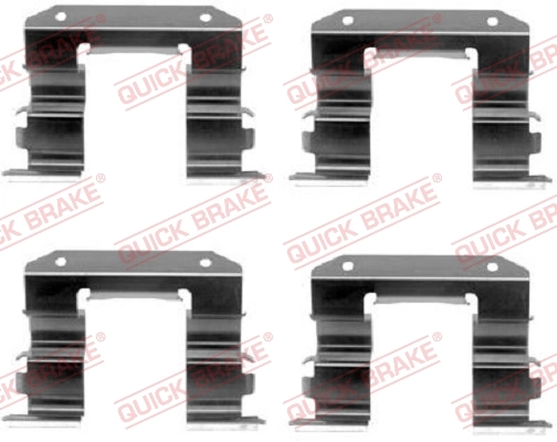 Lisakomplekt, ketaspiduriklotsid QUICK BRAKE 109-1182