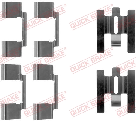 Lisakomplekt, ketaspiduriklotsid QUICK BRAKE 109-1160