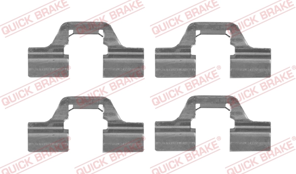 Lisakomplekt, ketaspiduriklotsid QUICK BRAKE 109-1749