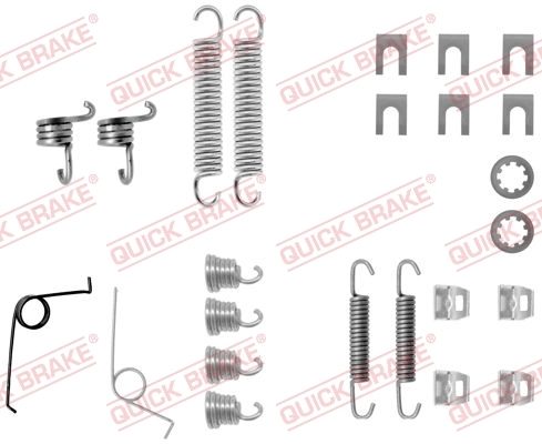 Lisakomplekt, Piduriklotsid QUICK BRAKE 105-0545