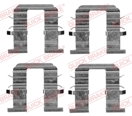 Lisakomplekt, ketaspiduriklotsid QUICK BRAKE 109-1746