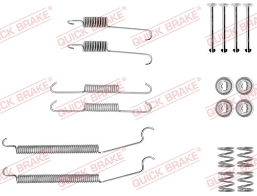 Lisakomplekt, Piduriklotsid QUICK BRAKE 105-0039