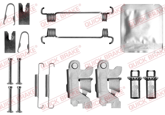 Lisakomplekt, seisupiduriklotsid QUICK BRAKE 105-0875S