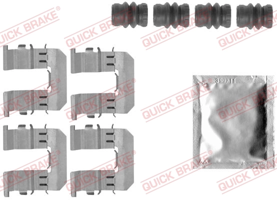 Lisakomplekt, ketaspiduriklotsid QUICK BRAKE 109-1847