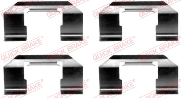 Lisakomplekt, ketaspiduriklotsid QUICK BRAKE 109-1174