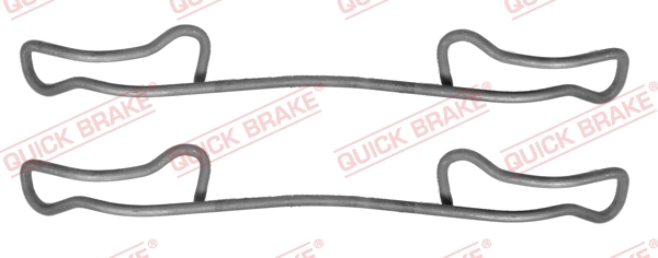 Lisakomplekt, ketaspiduriklotsid QUICK BRAKE 109-1200