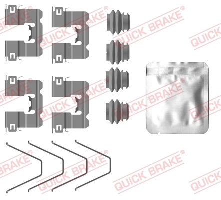 Lisakomplekt, ketaspiduriklotsid QUICK BRAKE 109-0137