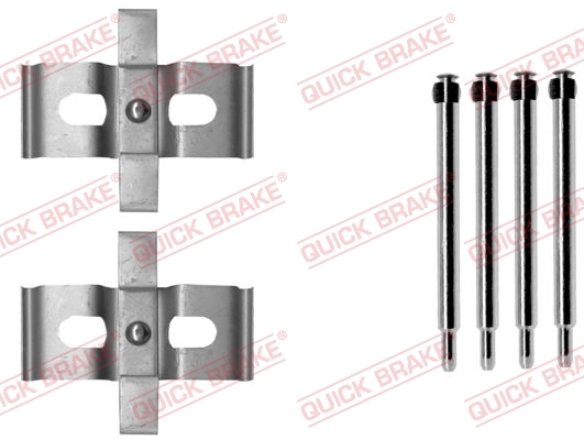 Lisakomplekt, ketaspiduriklotsid QUICK BRAKE 109-1878