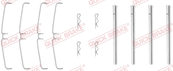 Lisakomplekt, ketaspiduriklotsid QUICK BRAKE 109-0965