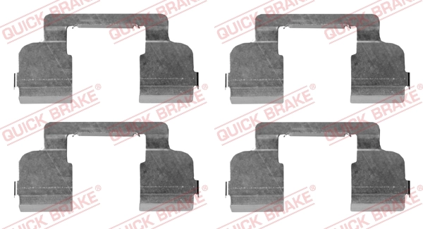 Lisakomplekt, ketaspiduriklotsid QUICK BRAKE 109-1698
