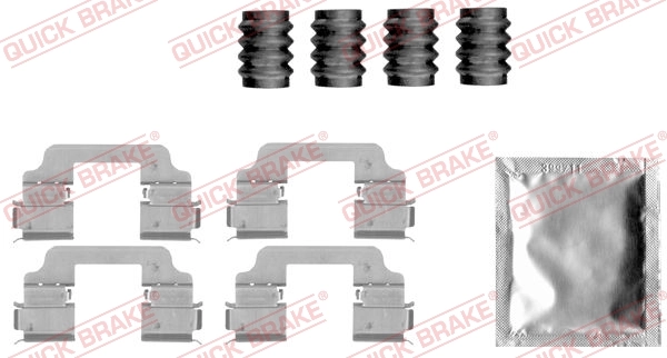 Lisakomplekt, ketaspiduriklotsid QUICK BRAKE 109-1828