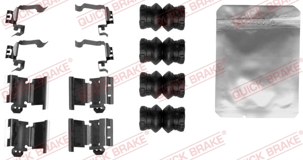 Lisakomplekt, ketaspiduriklotsid QUICK BRAKE 109-1897