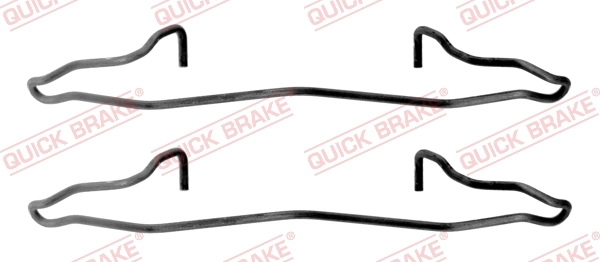 Lisakomplekt, ketaspiduriklotsid QUICK BRAKE 109-1186