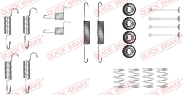 Lisakomplekt, seisupiduriklotsid QUICK BRAKE 105-0025